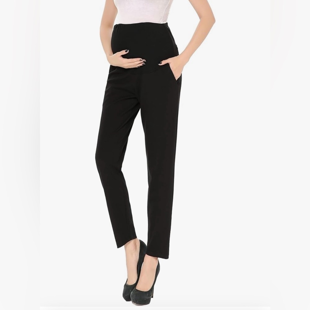 Black maternity pants